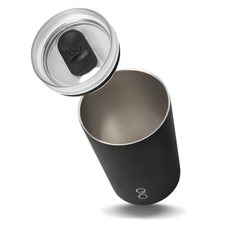 Ocean Bottle Vacuum Tumbler (Obsidian Black) — Detail