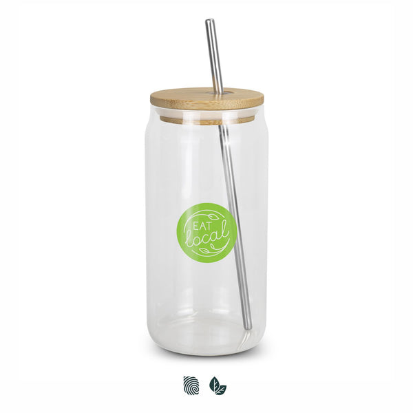 Basin Glass Tumbler (Clear/Natural)