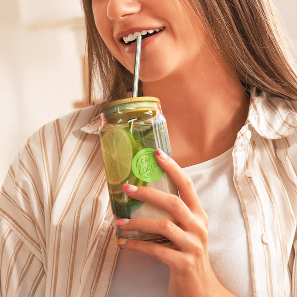 Basin Glass Tumbler (Clear/Natural)
