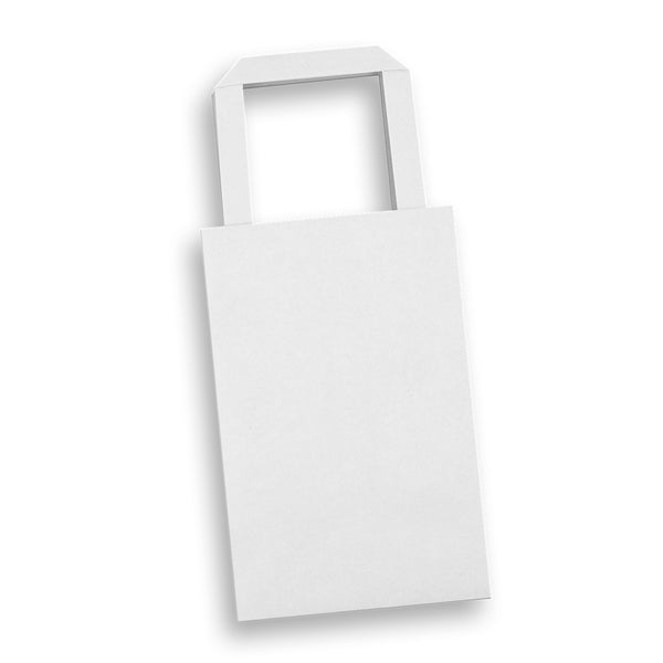 Grain Small Flat Handle Paper Bag Portrait (Natural)