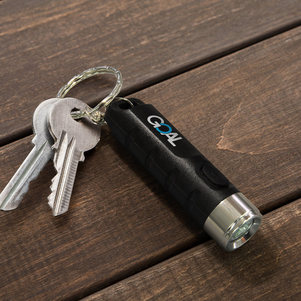 Beacon Rechargeable Torch Key Ring (Black)
