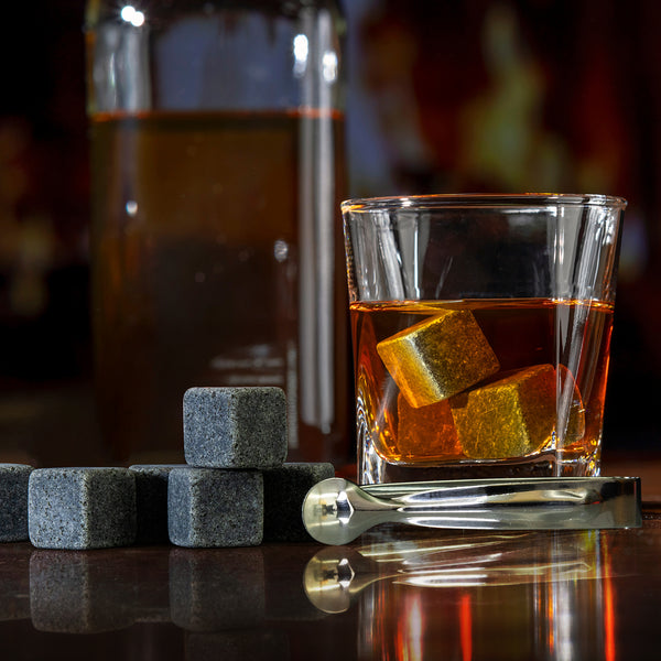 Hearth Whiskey Stone Gift Set (Natural)