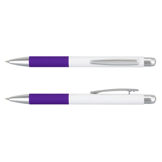 Bravo Pen (White/Orange) — White/Purple