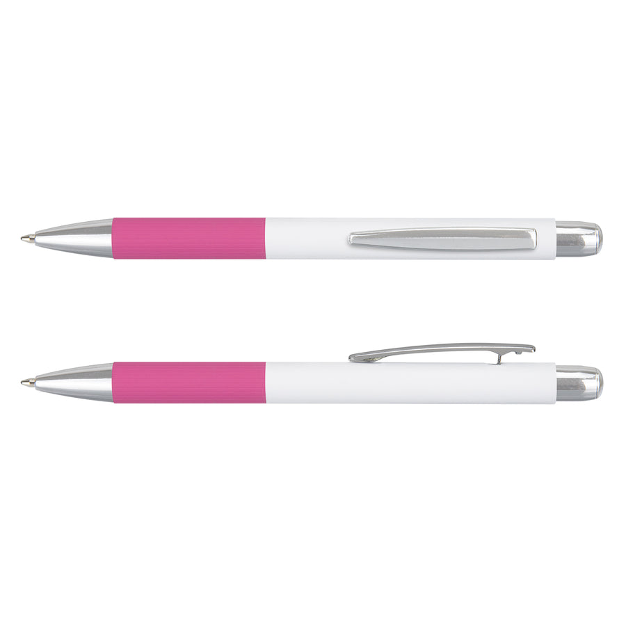 Bravo Pen (White/Pink)