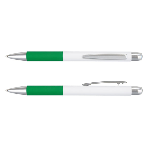 Bravo Pen (White/Kelly Green)