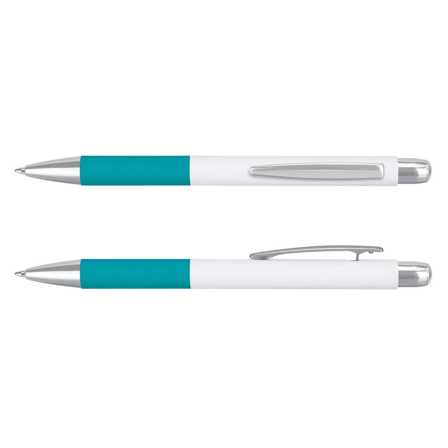 Bravo Pen (White/Teal)