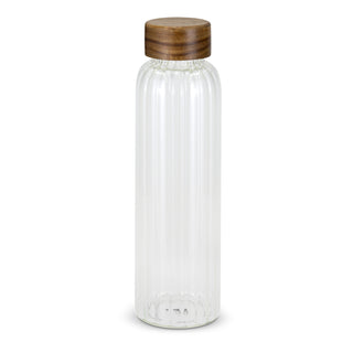 Keepsake Linear Glass Drink Bottle (Clear)