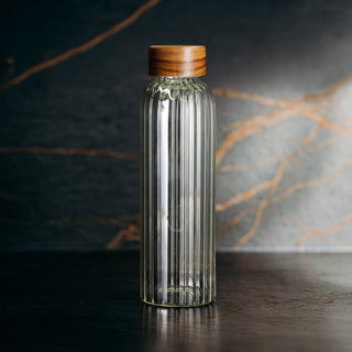 Keepsake Linear Glass Drink Bottle (Clear) — Feature