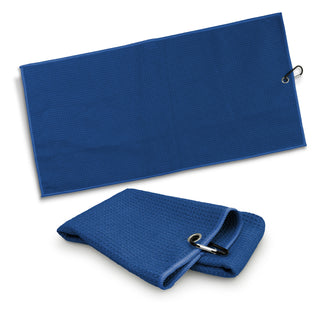 Drift Waffle Golf Towel (Royal Blue)