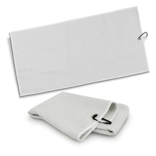 Drift Waffle Golf Towel (White)