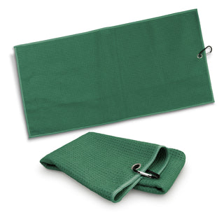 Drift Waffle Golf Towel (Green)