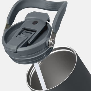 Kiln Vacuum Mug (Charcoal) — Detail
