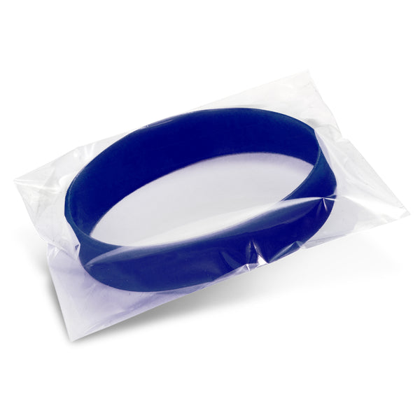 Kids Silicone Wrist Band - Debossed (Light Blue)