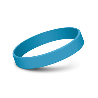 Strike Silicone Wrist Band - Embossed (Light Blue)