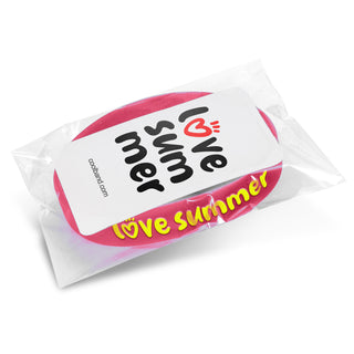 Strike Silicone Wrist Band - Embossed (Clear) — Packaging Label