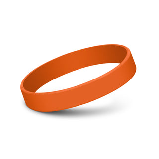 Strike Silicone Wrist Band - Embossed (Orange)