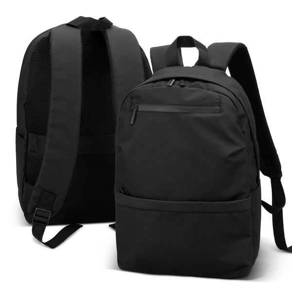 Greystone Soft-Touch Backpack (Black)