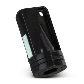 Flint Pencil Sharpener (Black) — Back