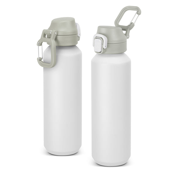 Solano Recycled Aluminium Bottle (White/Light Grey)