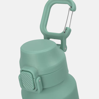 Solano Recycled Aluminium Bottle (White/Light Grey) — Detail