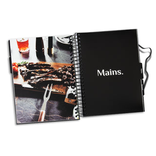 Keepsake Recipe Journal (Charcoal) — Divider
