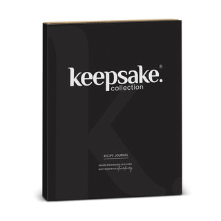 Keepsake Recipe Journal (Charcoal) — Gift Box