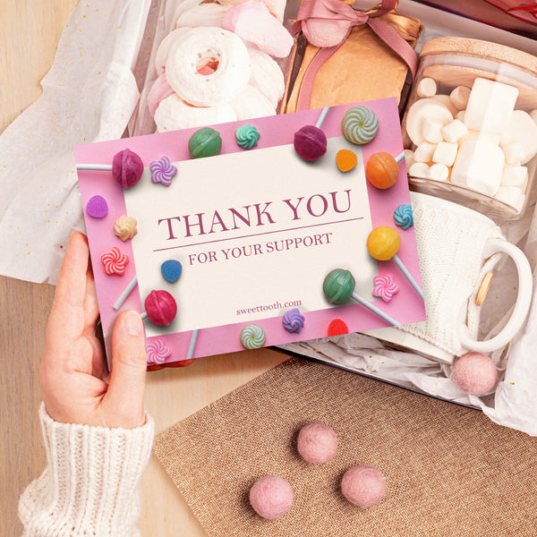 Parchment A5 Message Card (White)