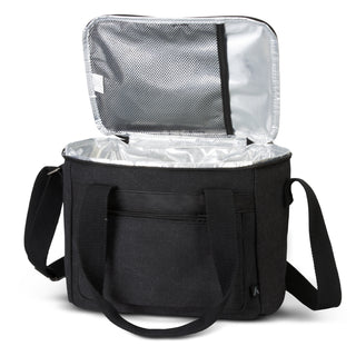 ARCHER Copenhagen Canvas Cooler Bag (Charcoal) — Inside