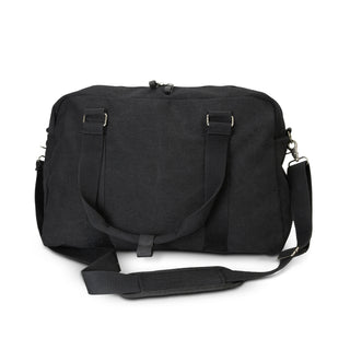 ARCHER Copenhagen Canvas Duffle Bag (Charcoal) — Back