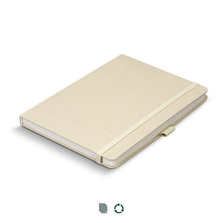 Recto Recycled Paper Hard Cover Notebook (Natural) — Impact Aware