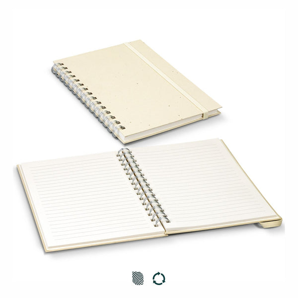 Recto Recycled Paper Spiral Notebook (Natural)