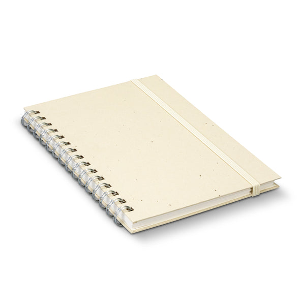 Recto Recycled Paper Spiral Notebook (Natural)