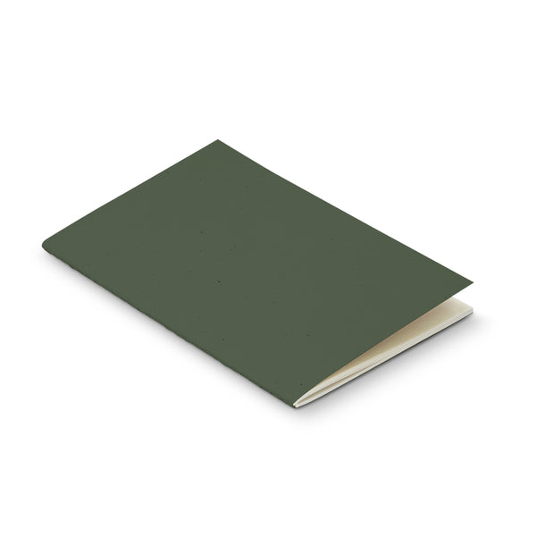 Recto Recycled Paper Soft Cover Notebook (Olive)