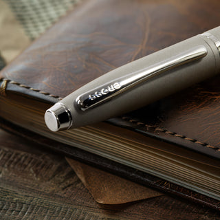 Cross Calais Ballpoint Pen (Satin Chrome) — Feature