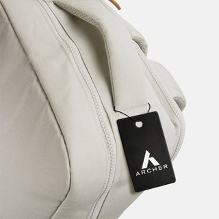 ARCHER Galileo Daily Backpack (Light Grey) — Hangtag