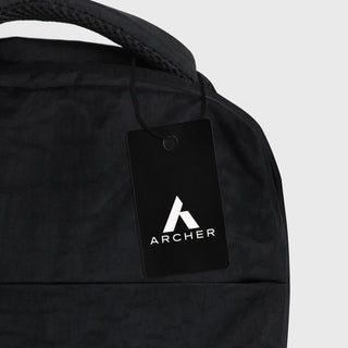 ARCHER Tasman Daily Backpack (Black) — Hangtag