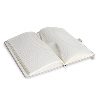 Folio Recycled Notebook (Black) — Open