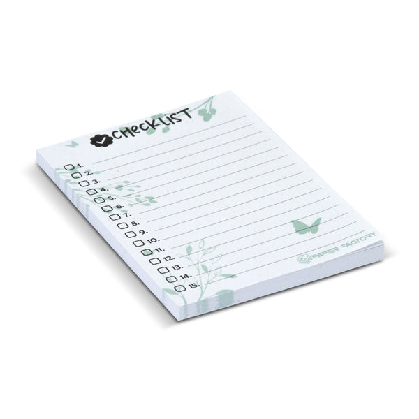 Press Recycled Sticky Pad 100 x 75mm - 50 Sheets (White)