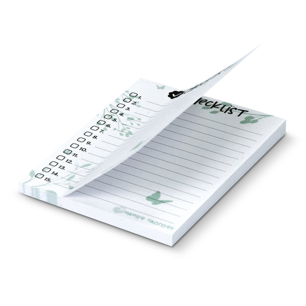 Press Recycled Sticky Pad 100 x 75mm - 50 Sheets (White)