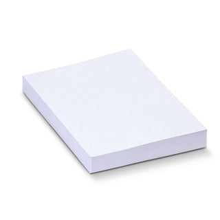 Imprint Recycled Sticky Pad 100 x 75mm - 100 Sheets (White) — Unbranded