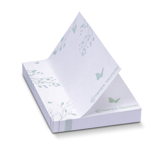 Imprint Recycled Sticky Pad 100 x 75mm - 100 Sheets (White) — Detail