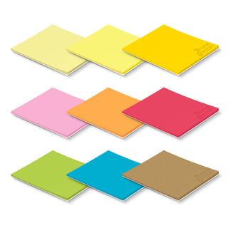 Spectrum Coloured Sticky Pad 70 x 75mm - 25 Sheets (Red) — Colours