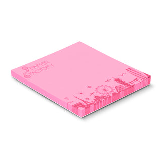Spectrum Coloured Sticky Pad 70 x 75mm - 50 Sheets (Sun Yellow)