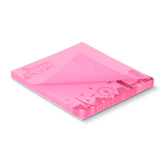 Spectrum Coloured Sticky Pad 70 x 75mm - 50 Sheets (Kraft) — Detail