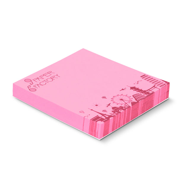 Spectrum Coloured Sticky Pad 70 x 75mm - 100 Sheets (Kraft)