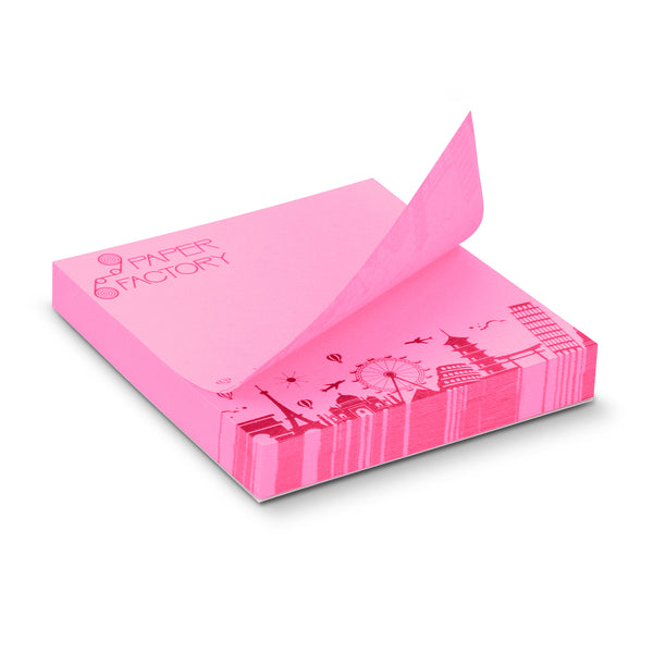 Spectrum Coloured Sticky Pad 70 x 75mm - 100 Sheets (Kraft)