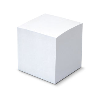 Block Sticky Cube 70 x 70mm - 670 Sheets (White) — Unbranded