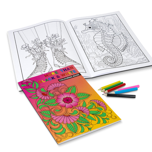 Canvas Custom Cover Colouring Book - A4 (White)