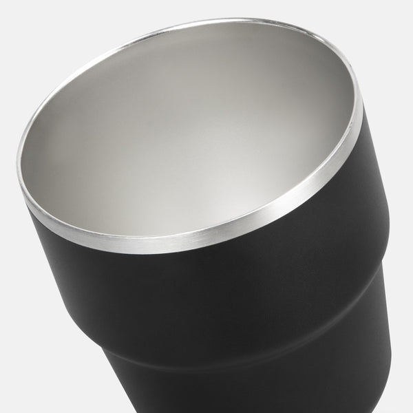 Frontier Stackable Cups - Set of 2 (Black)