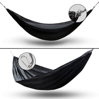 Frontier Stratus Outdoor Hammock (Black) — Detail